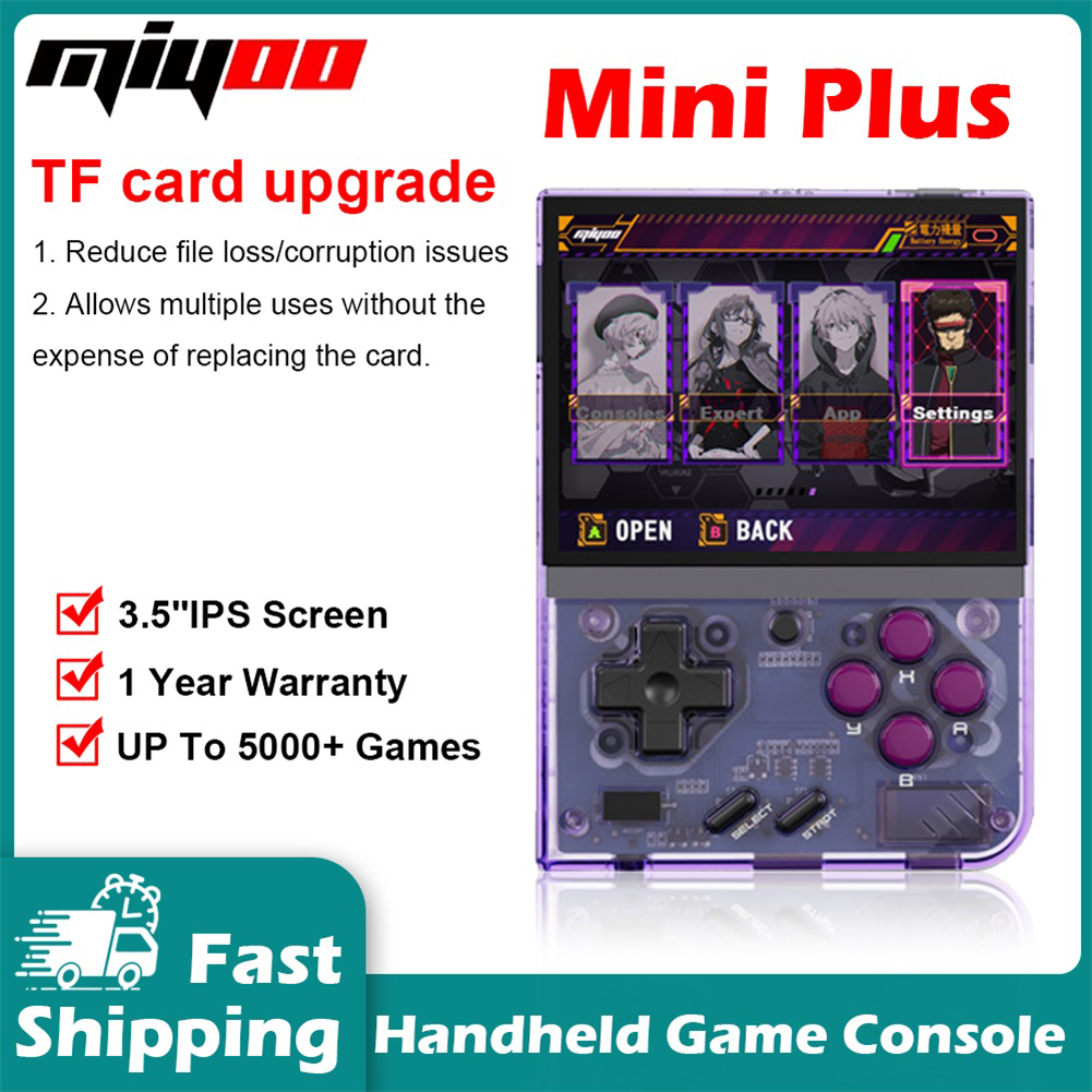 Gaming Console Lenovo - MIYOO Mini Plus Portable Retro Handheld