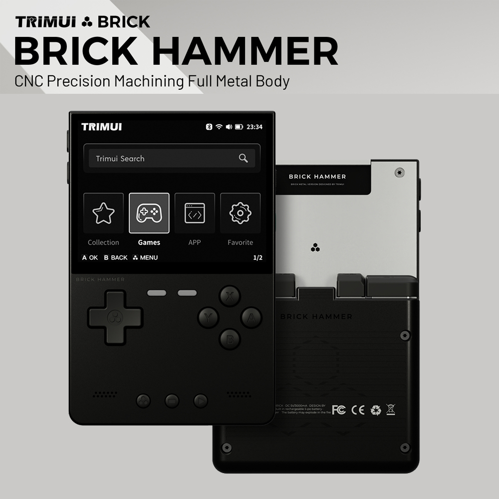 Gaming Console Lenovo - Metal Body Trimui Brick Hammer Console
