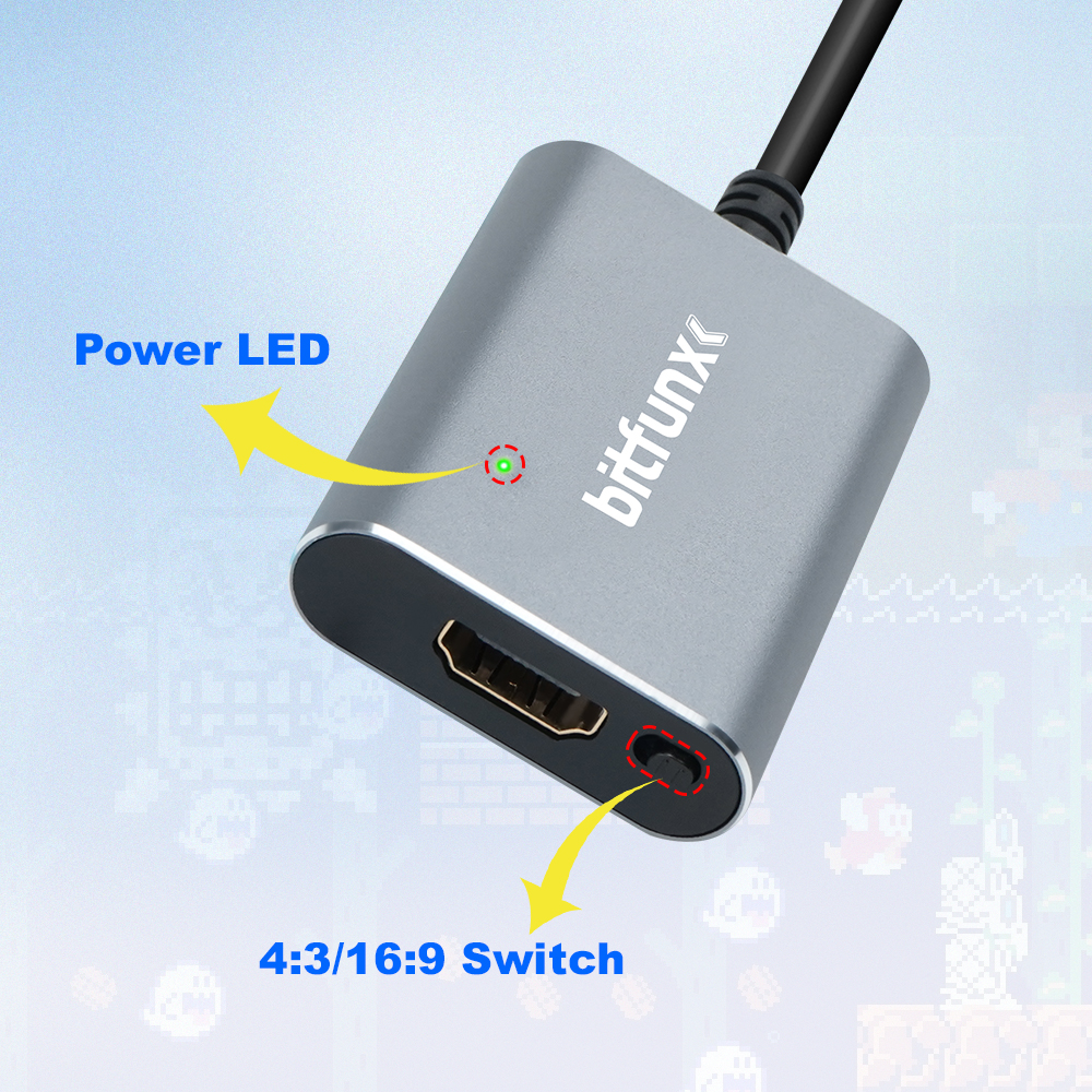 Bitfunx 720P Svideo / AV To HD - огляд і ціна Gaming Console With Tv