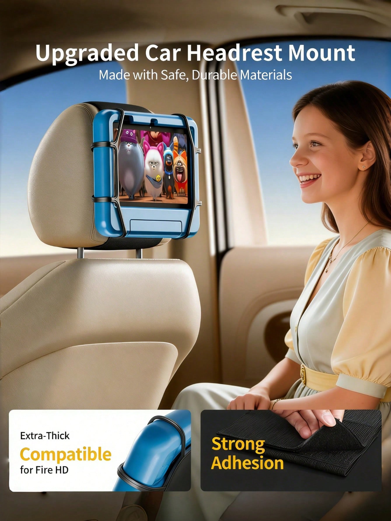 Car Headrest Tablet Holder – 3 - огляд і ціна Gaming Console Holder