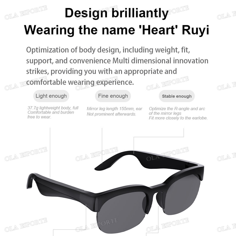 New Smart Bluetooth V5.3 Sungl - огляд і ціна Gaming Glasses Uv