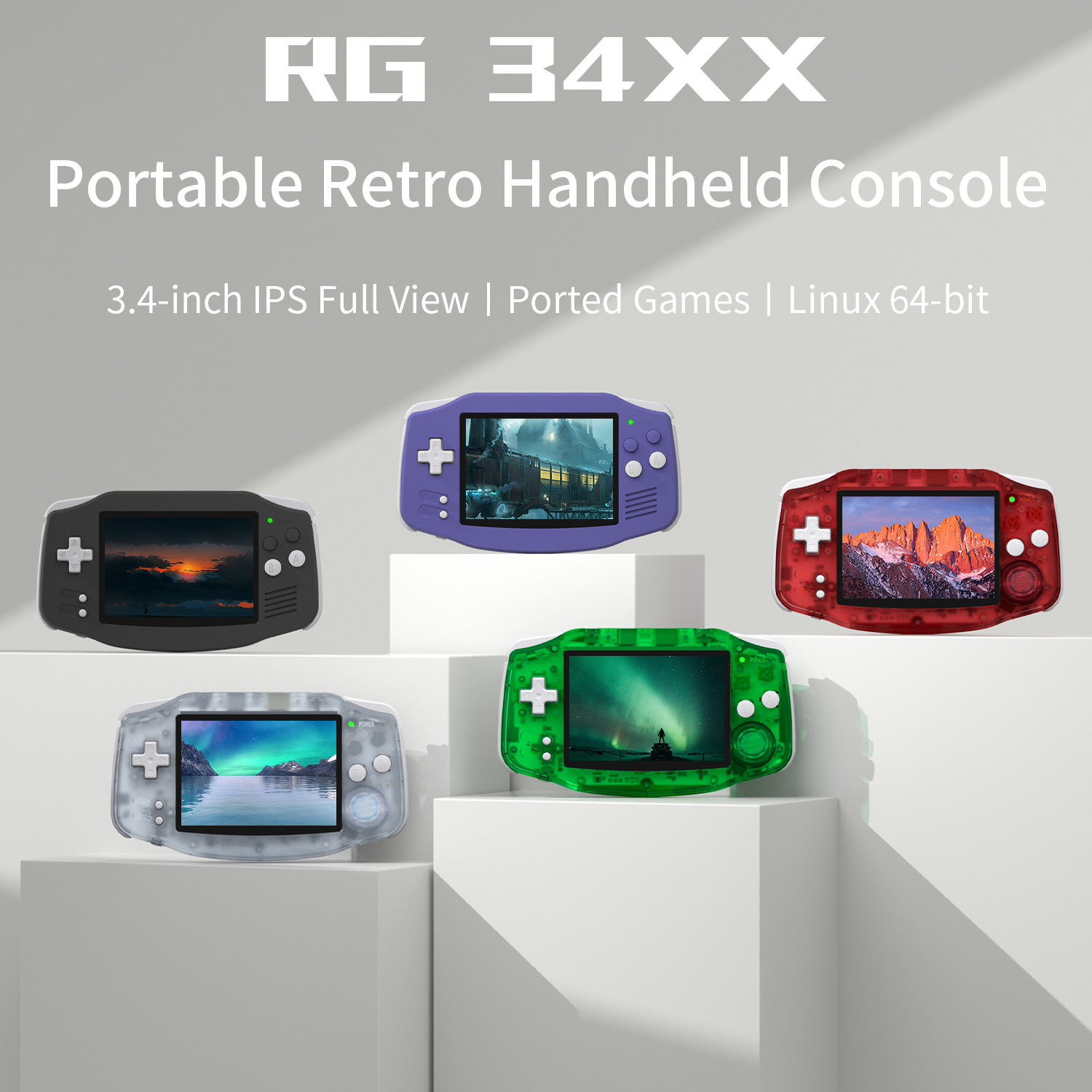ANBERNIC RG34XX Retro Handheld - огляд і ціна Gaming Console Retro