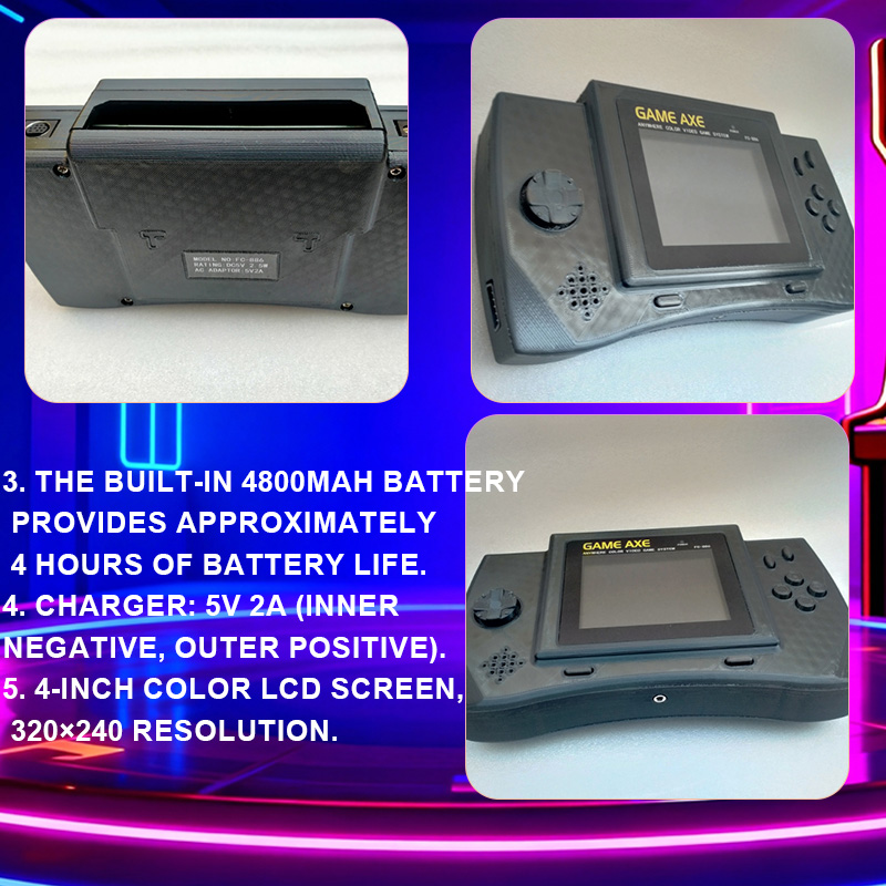 PFT Elite 4-Inch Handheld Arca - огляд і ціна Gaming Console Retro