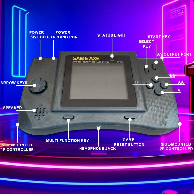 PFT Elite 4-Inch Handheld Arca - огляд і ціна Gaming Console Retro