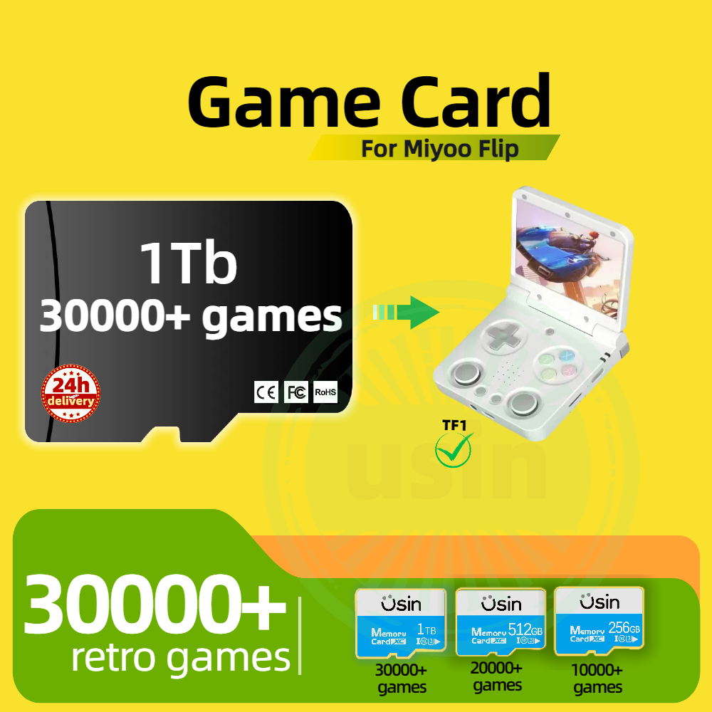 Game Card For Miyoo Flip 30000 - огляд і ціна Gaming Console Retro