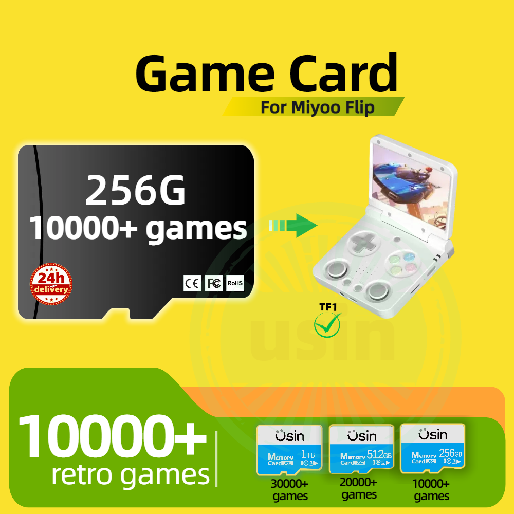 Game Card For Miyoo Flip 30000 - огляд і ціна Gaming Console Retro