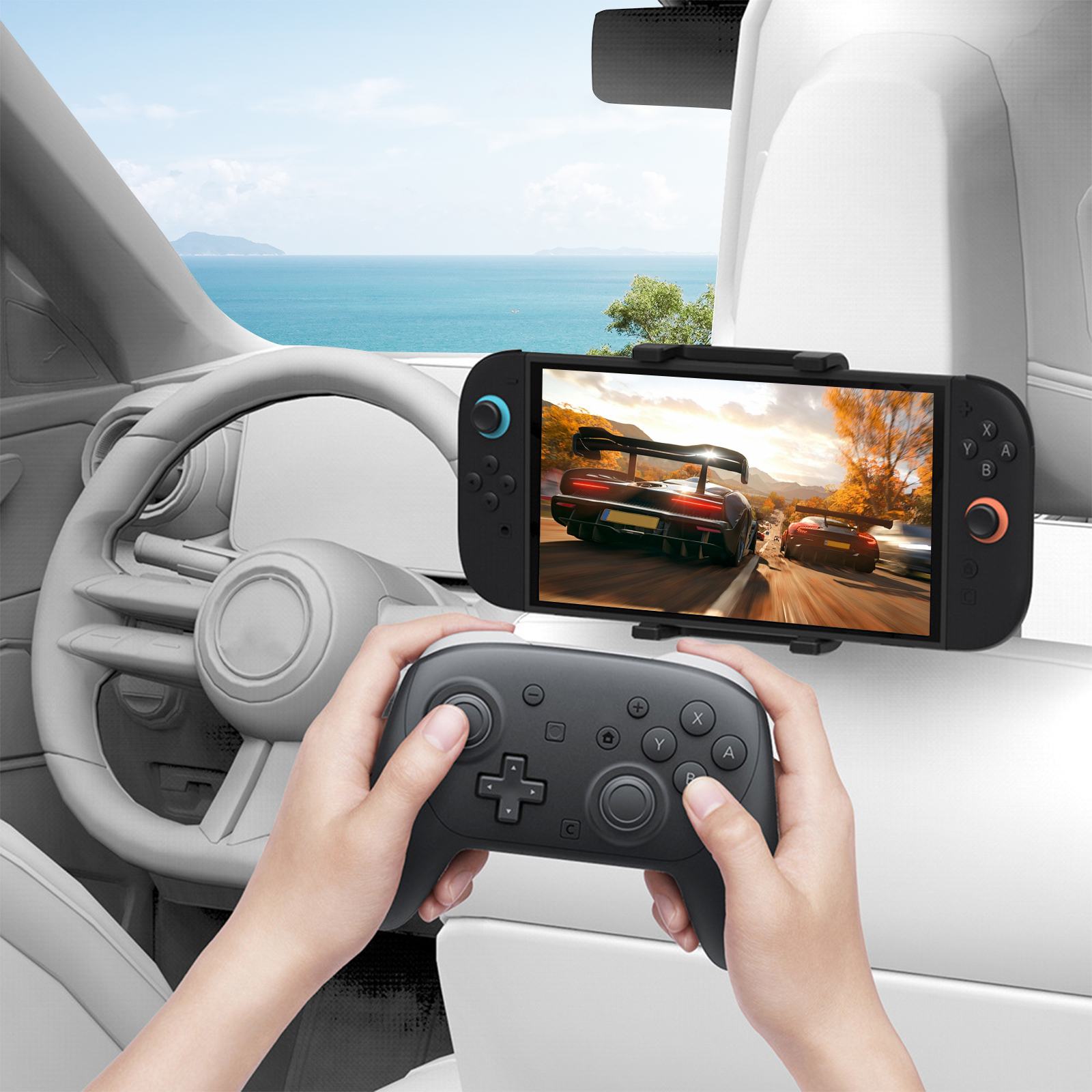Car Headrest Mount Game Consol - огляд і ціна Gaming Console Holder