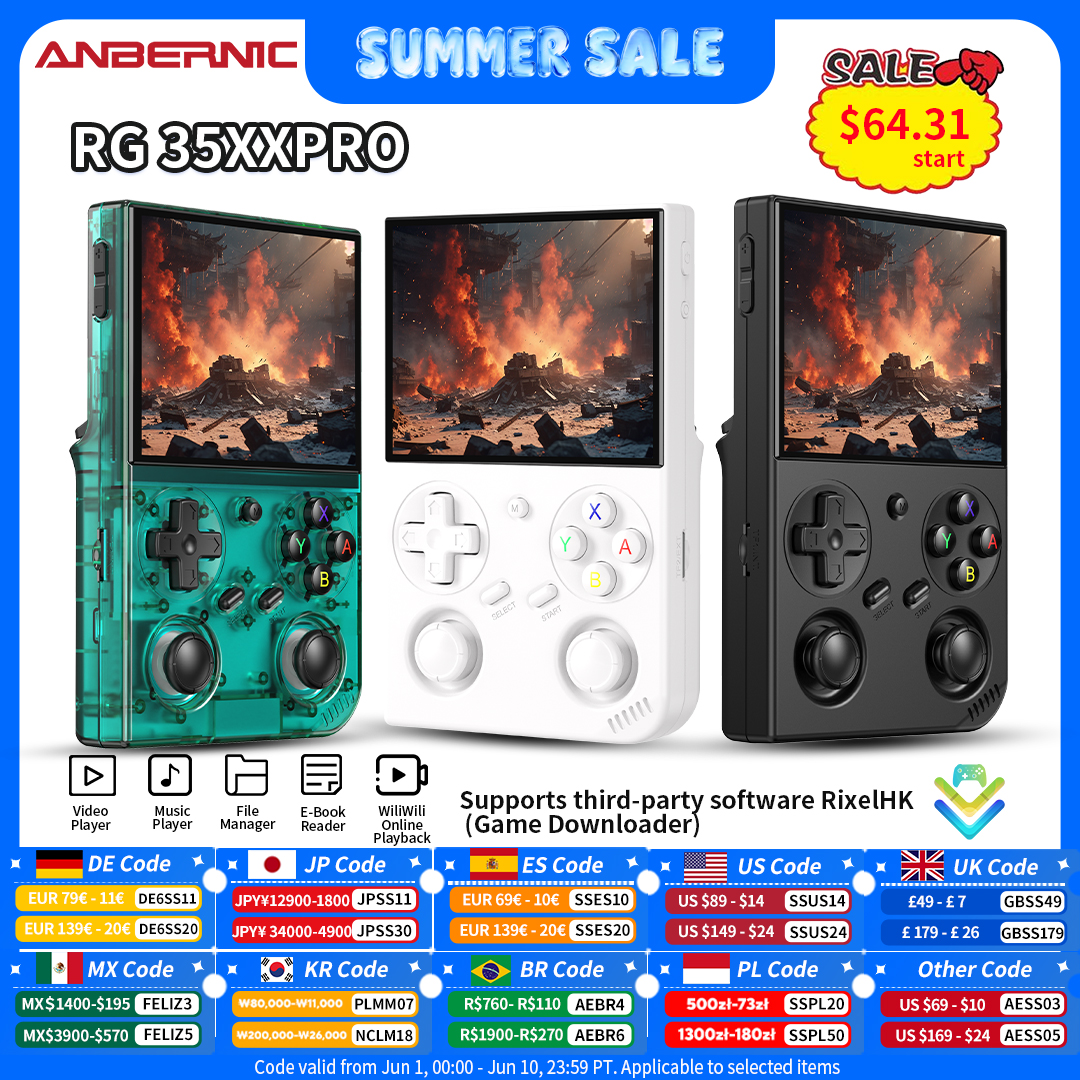 Anbernic RG 35XXPro Retro Hand - огляд і ціна Gaming Console Deals