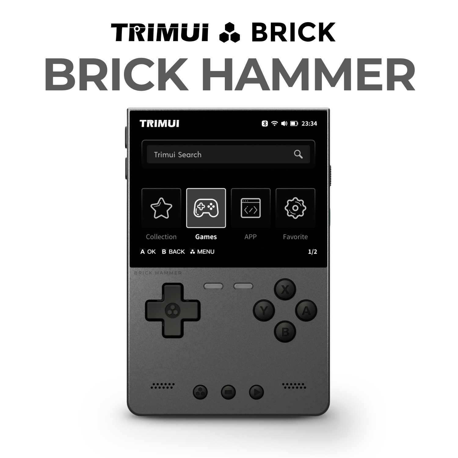 Metal Body Trimui Brick Hammer - огляд і ціна Gaming Console Lenovo